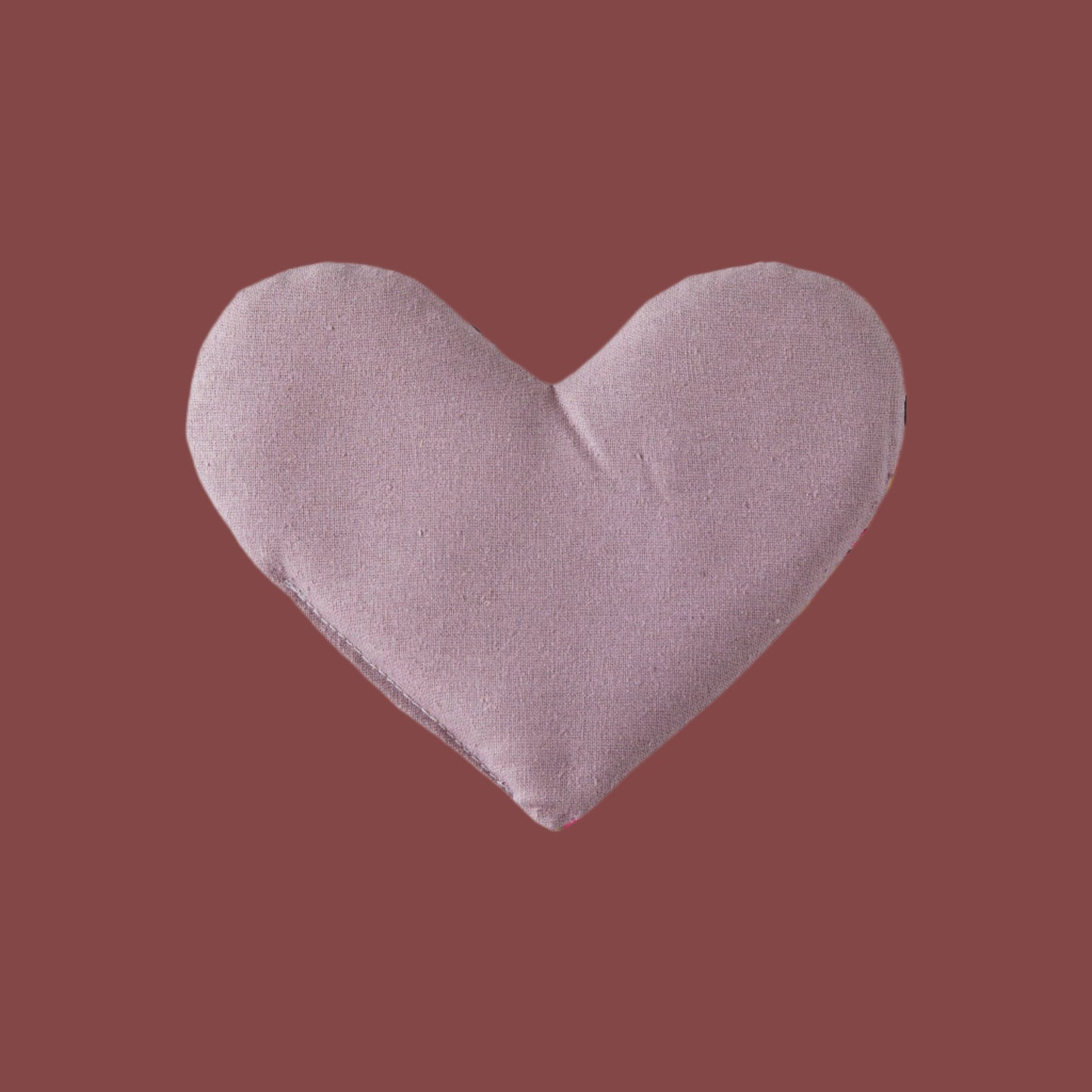 eye pillow shaped like a heart handmade in lake tahoe
