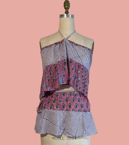 Petunia Stripe Mini Skirt / Cami