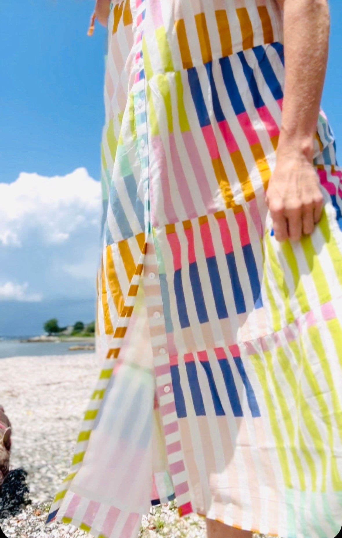 Rainbow Strappy Sundress