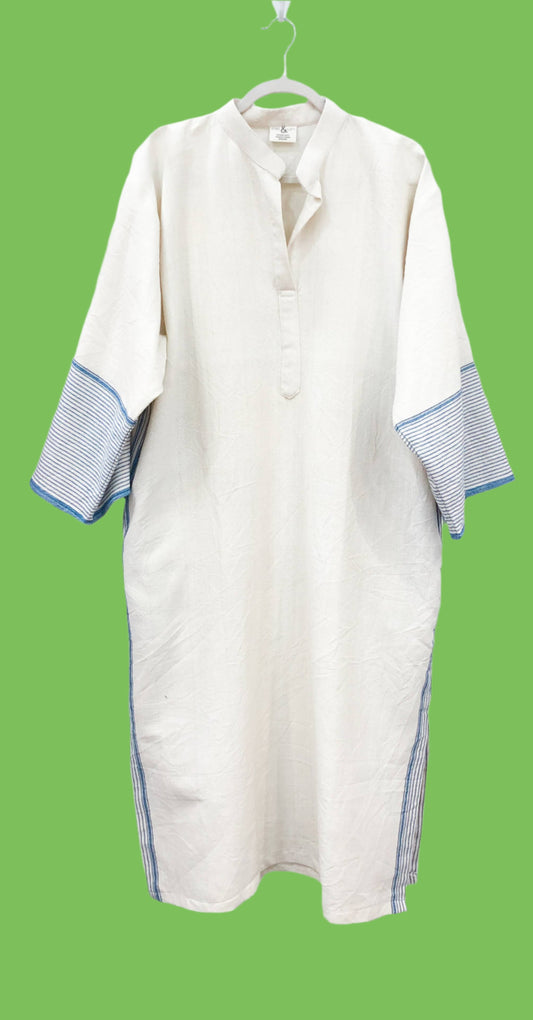 Tribeca Kaftan, IVORY BLUE