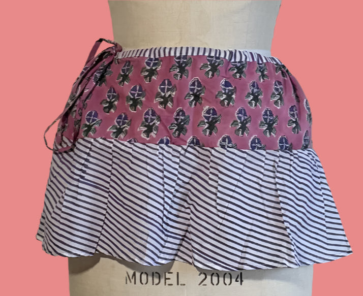 Petunia Stripe Mini Skirt / Cami